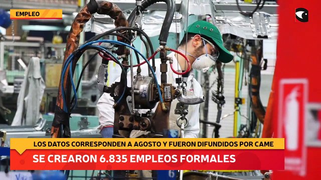 Se crearon 6.835 Empleos Formales