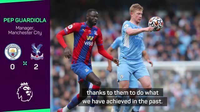 Guardiola backs De Bruyne to find form following Palace defeat