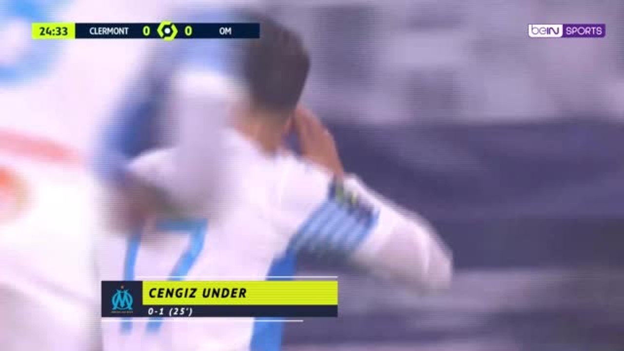 Marseille go third after win at Clermont