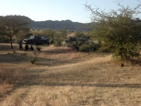 les jeunes resistants tchadiens avant l'offensive