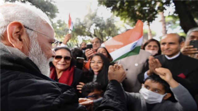 PM Modi receives grand welcome in Glasgow