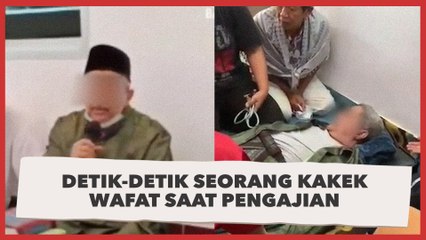 Viral Detik-detik Seorang Kakek Wafat saat Pengajian, Pertanyaan Terakhirnya Jadi Sorotan