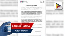 Libreng RT-PCR test, handog ng Tourism Promotions Board at Philippine Children's Medical Center para sa mga kwalipikadong turista