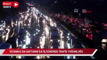 İstanbul’da yağmur yağdı, trafik yoğunluğu yüzde 63 oldu