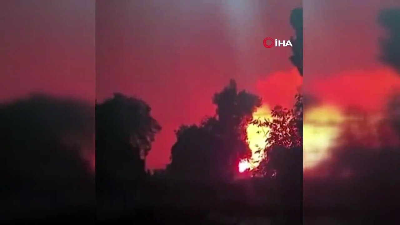 Doğalgaz boru hattı bomba gibi patladı