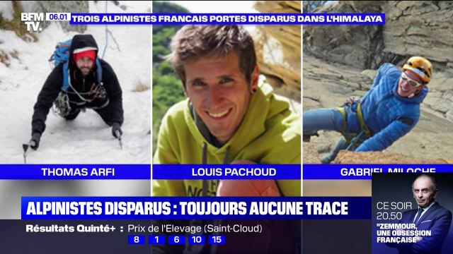 Ce lundi, toujours aucune trace des trois alpinistes français portés disparus dans l'Himalaya