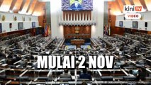Ahli-ahli Parlimen terima dos penggalak mulai 2 November