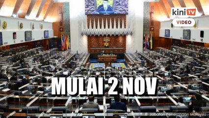 Ahli-ahli Parlimen terima dos penggalak mulai 2 November