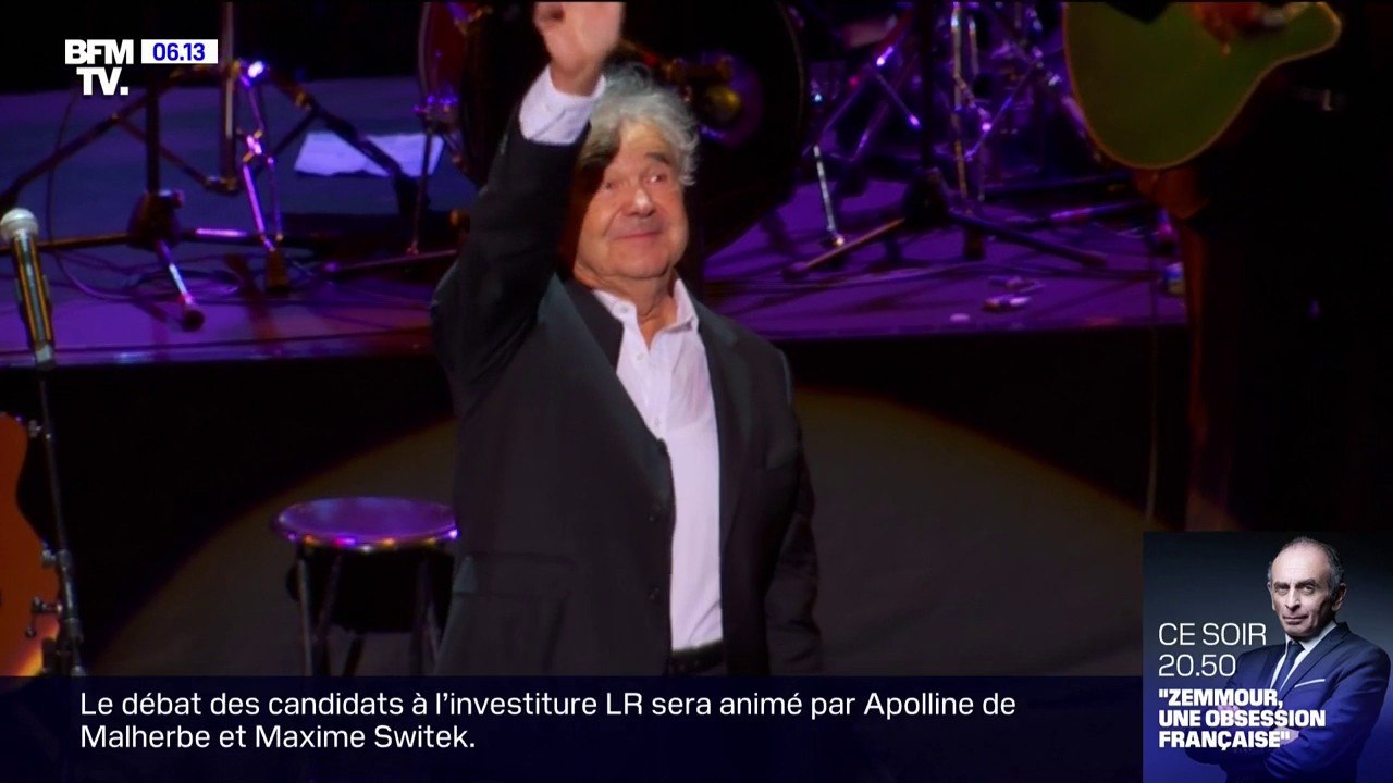 Le chanteur Pierre Perret fait des adieux provisoires à la scène