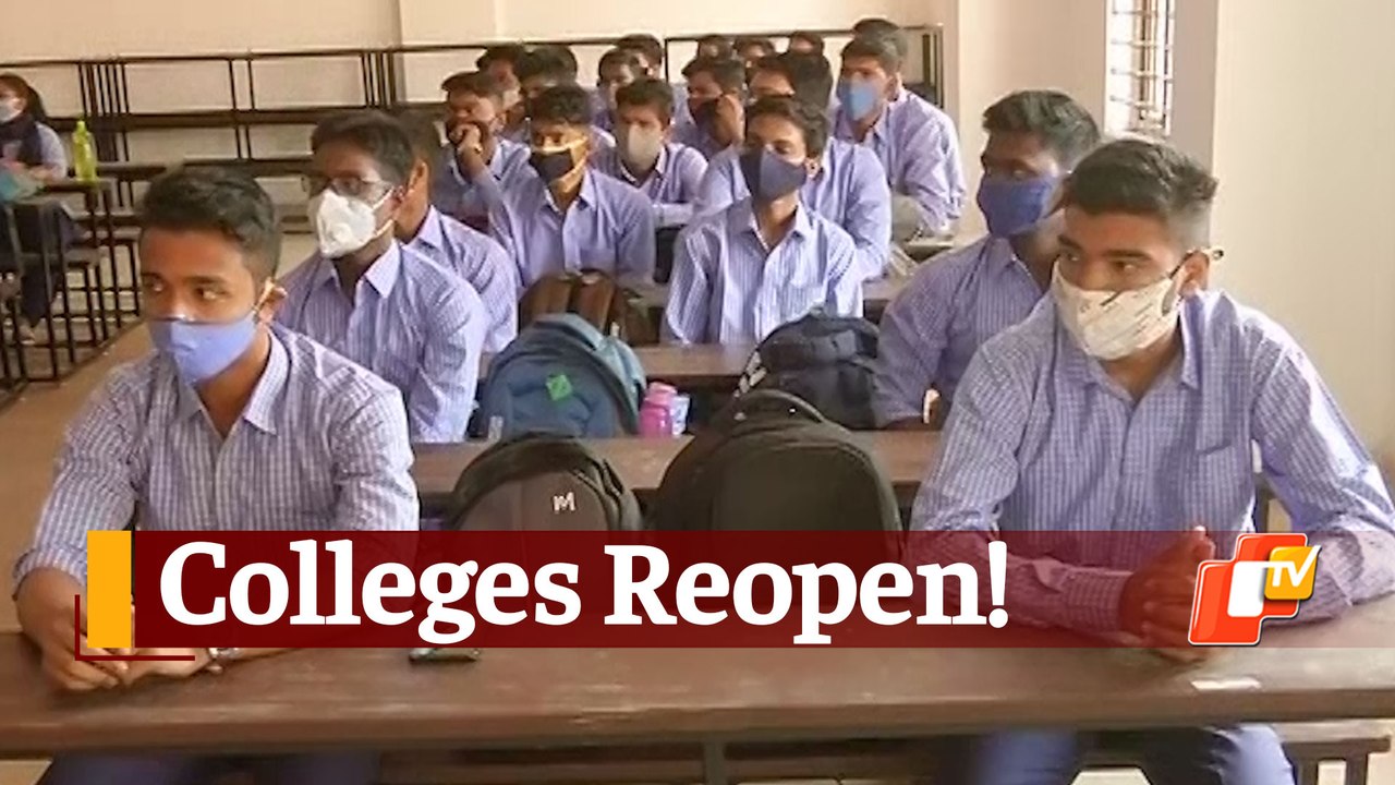 Odisha Colleges REOPEN: Physical Classes Of 1st Year UG Students Begin With Covid Protocols