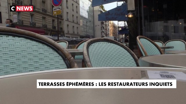 Fin des terrasses éphémères : les professionnels de la restauration inquiets