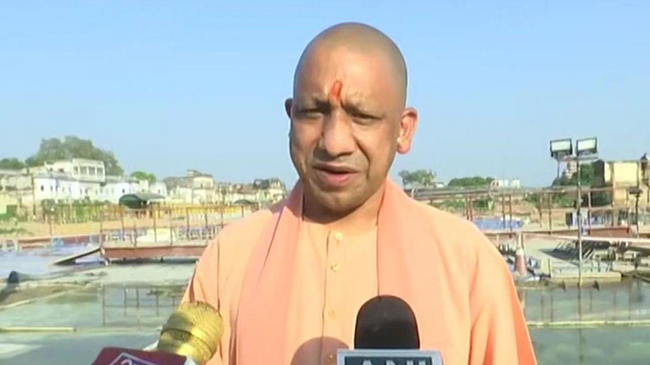 CM Yogi performs Jal Abhishek with water from river Kabul