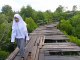 Jembatan Penghubung Desa Tanjung Bunga dan Kuala Merbau Rusak