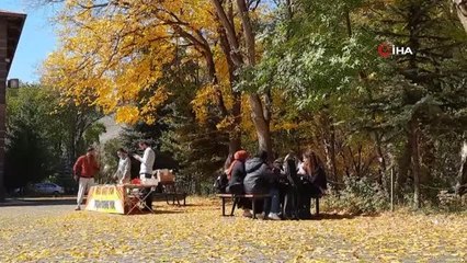 Kars'ta kartpostallık sonbahar görüntüleri