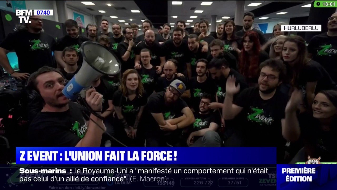 Z Event: plus de 10 millions d'euros récoltés par les streamers pour l'ONG Action contre la faim