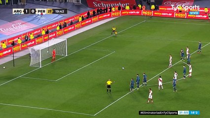 Tải video: Eliminatorias de la copa del mundo qatar 2022: Argentina 1 - 0 Peru (2do Tiempo)