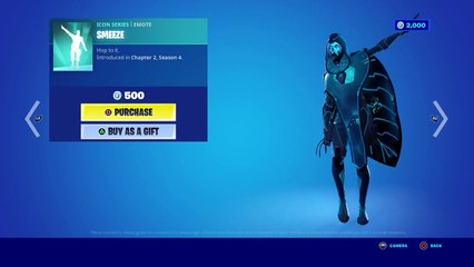 SMEEZE “EMOTE” (ICON SERIES) 500 V BUCKS - FORTNITE CHAPTER 2 SEASON 4