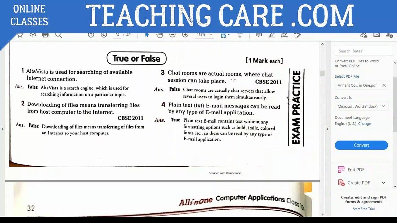 Internet Services and Mobile Technologies - Computer Science - Practice for CBSE Exam