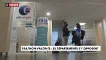 RSA / non-vaccinés : 15 départements s'y opposent