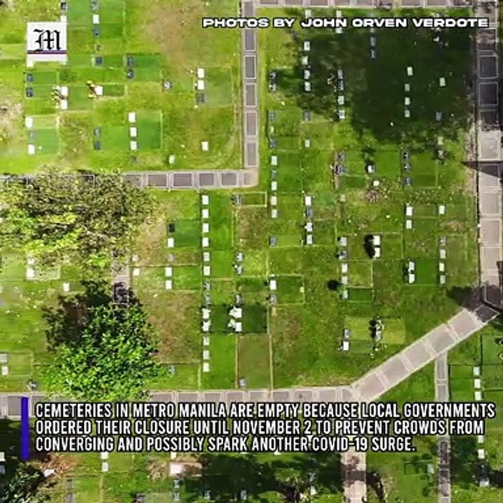 LOOK: Cemeteries deserted