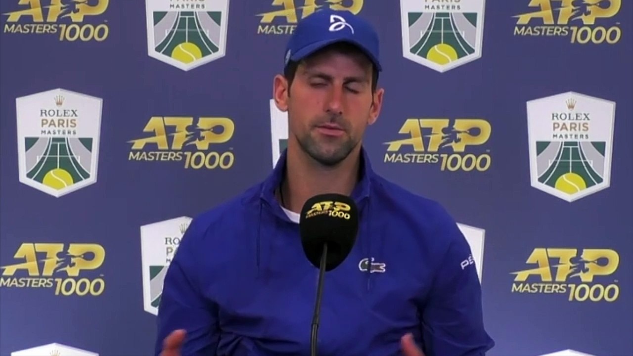ATP - Rolex Paris Masters 2021 - Novak Djokovic : "J'espère pouvoir utiliser cette belle énergie ici à Paris"