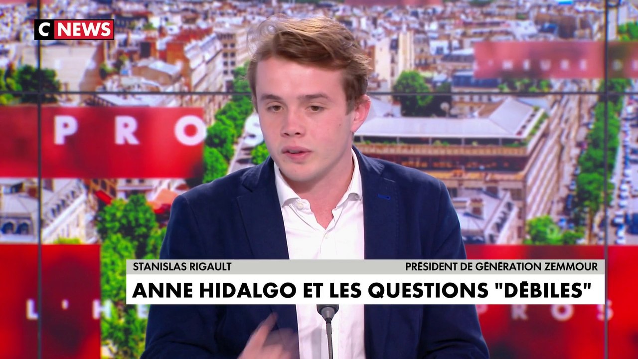 Stanislas Rigault : «Tous les candidats de Gauche ont pour seul objectif, étant donné que plus personne ne parle d'eux, de se créer le rôle de résistant. C'est ridicule, grossier»