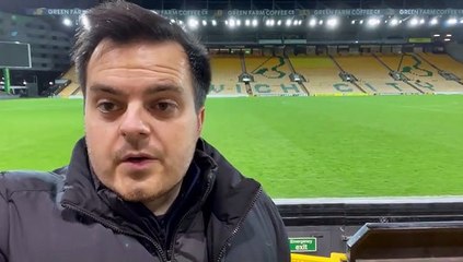 Joe Urquhart Post Norwich Report