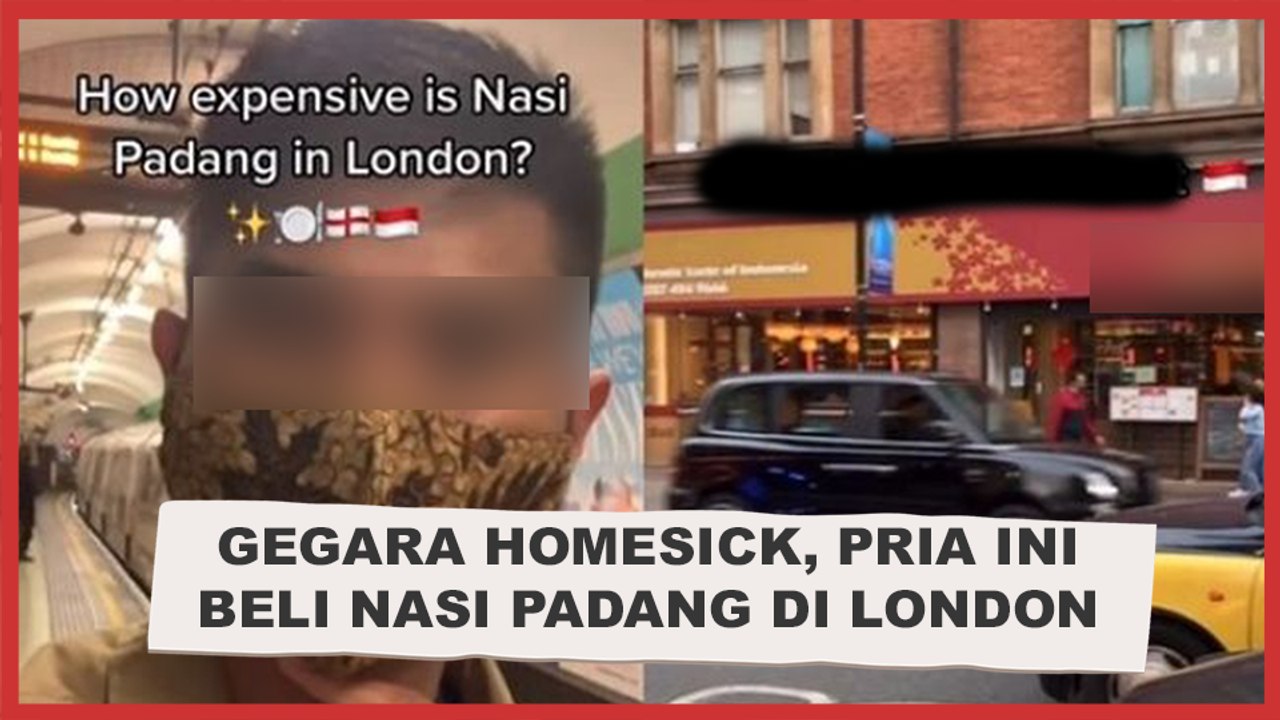 Viral! Gegara Homesick, Pria ini Beli Nasi Padang di London, Harganya Bikin Nangis