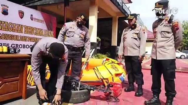 Polres Grobogan Gelar Apel Tanggap Bencana Alam
