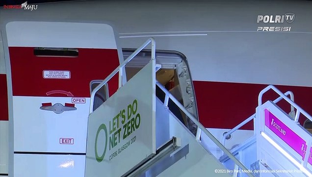 Presiden Jokowi Tiba di Glasgow, Skotlandia untuk Ikuti KTT Perubahan Iklim