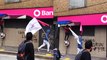 'Paro Nacional Protests (Ecuador) – Protesters take their anger out on a Bank'