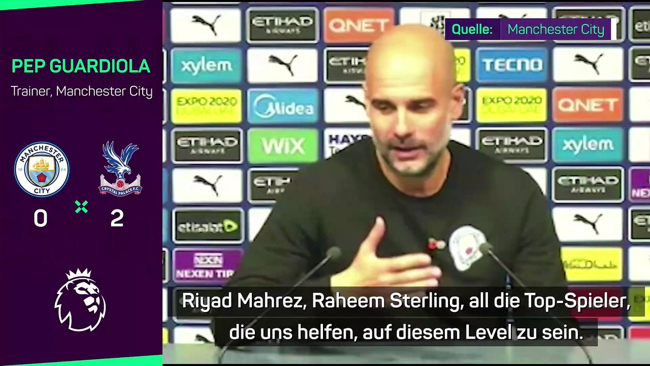 Guardiola nach Pleite: 'Anspruch ist hoch'