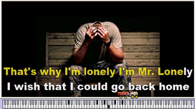 Bobby Vinton – Mr. Lonely - Karaoke Instrumental Version with virtual piano & lyrics video mr_lonely