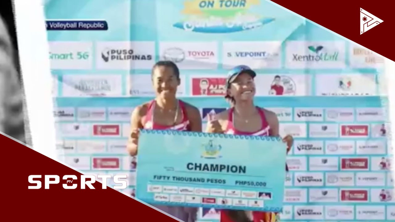 Rondina at Pons, kampeon sa BVR tour #PTVSports