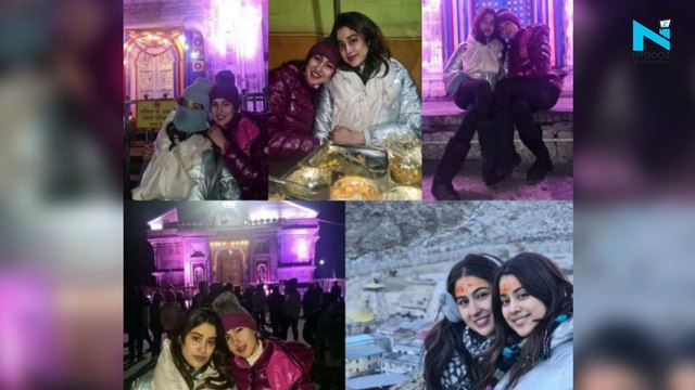 Sara Ali Khan and Janhvi Kapoor offer prayers at Kedarnath, see pics