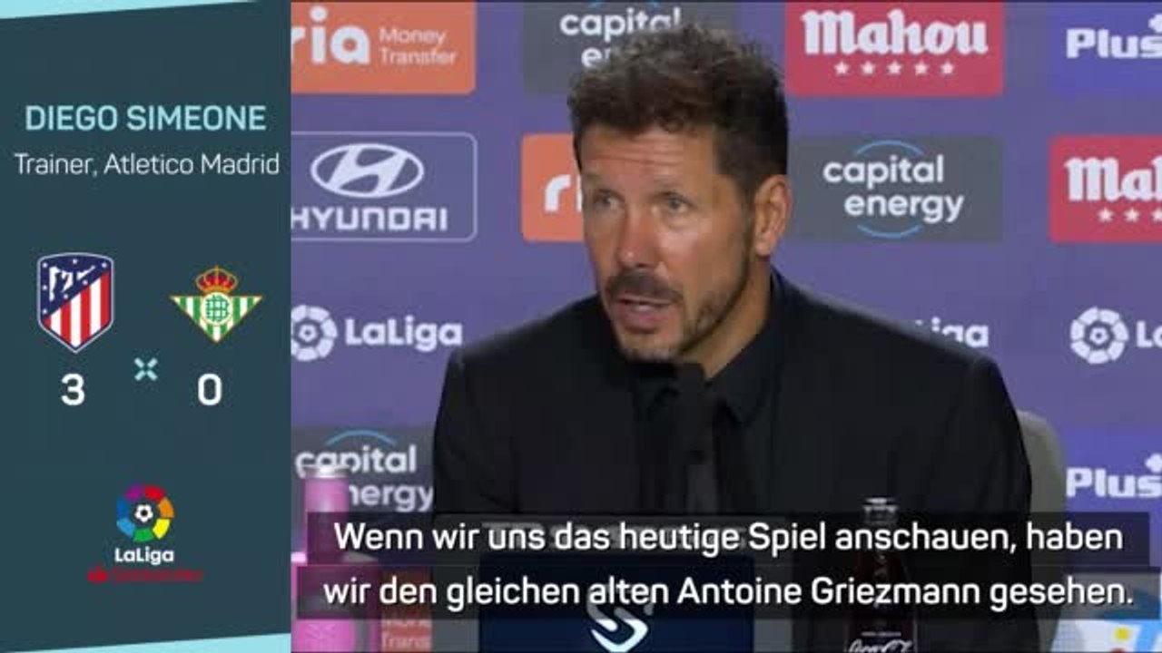 Simeone: "deshalb haben wir griezmann zurückgeholt"