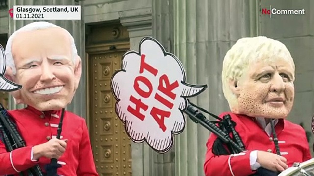 Protest in Glasgow as COP26 session begins