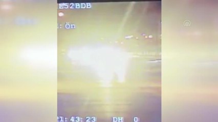 Gece aracıyla drift yaparken radara yakalanan sürücüye 7 bin 14 lira ceza