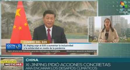 Mandatario chino aboga por acciones concretas frente al Cambio Climático
