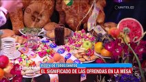 ¿Cuál es el significado de las ofrendas que colocamos en las mesas para Todos Santos?