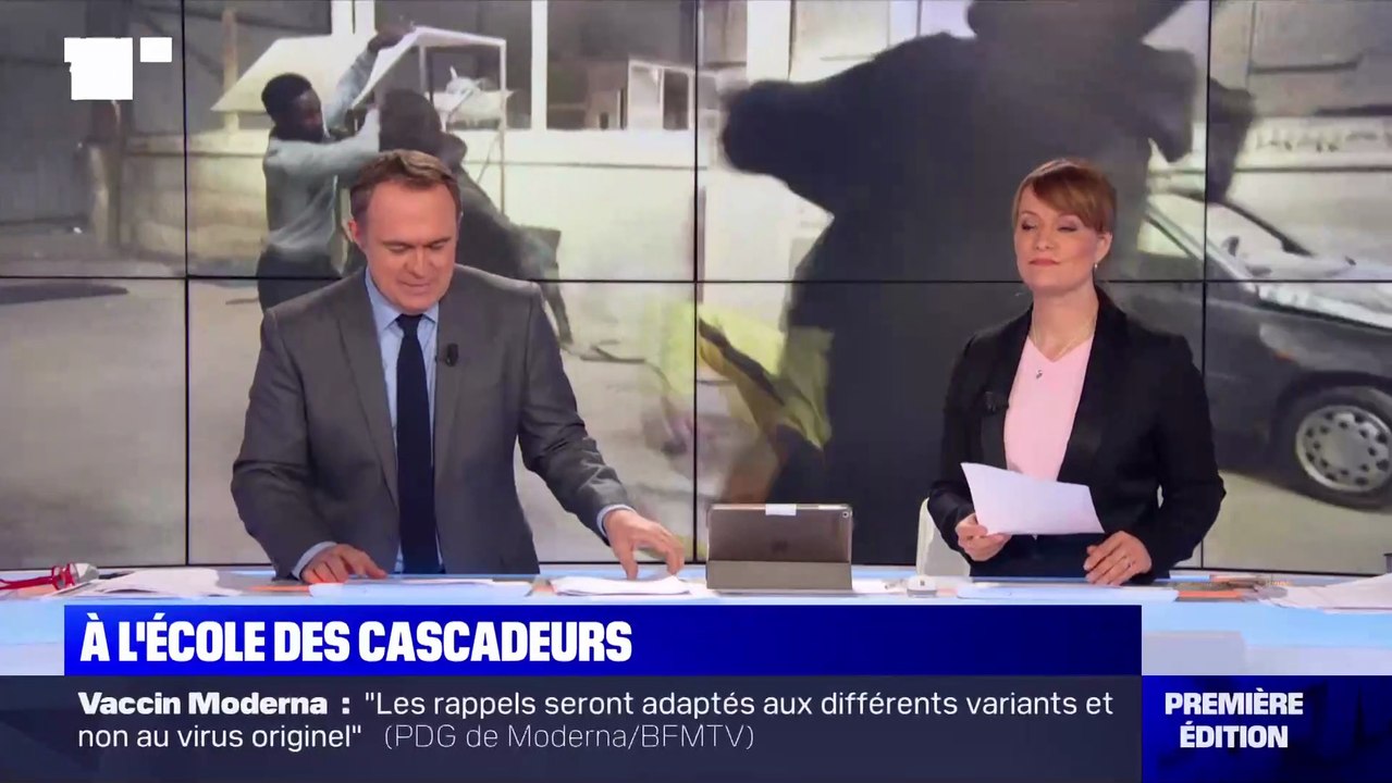 Reportage BFM TV - A l'école des cascadeurs