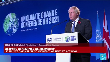 UK's Johnson warns of 'doomsday' as climate summit begins