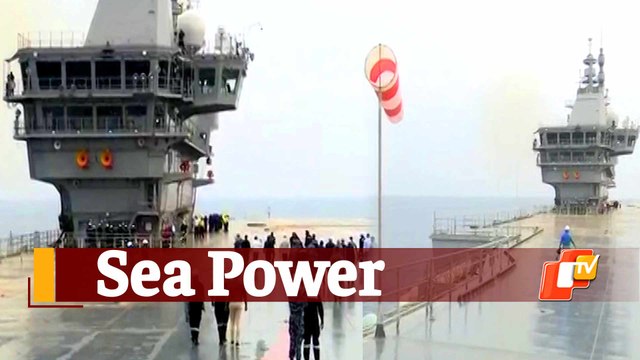 Sea Trials of Indigenous Aircraft Carrier (IAC) 'Vikrant' Reviewed By Union Minister