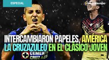 ¡El América se derrumba! Cruz Azul le ganó el Clásico Joven con penal al 95'