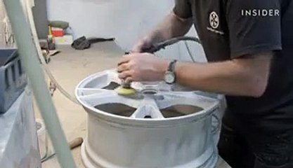 How wheels are professionally powder-coated