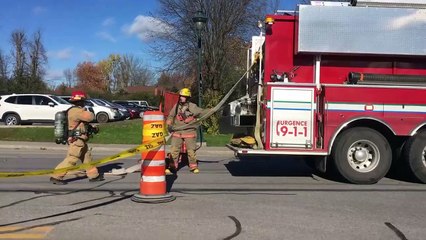 Fuite de gaz sur la rue Principale à Châteauguay -  1er novembre 2/2
