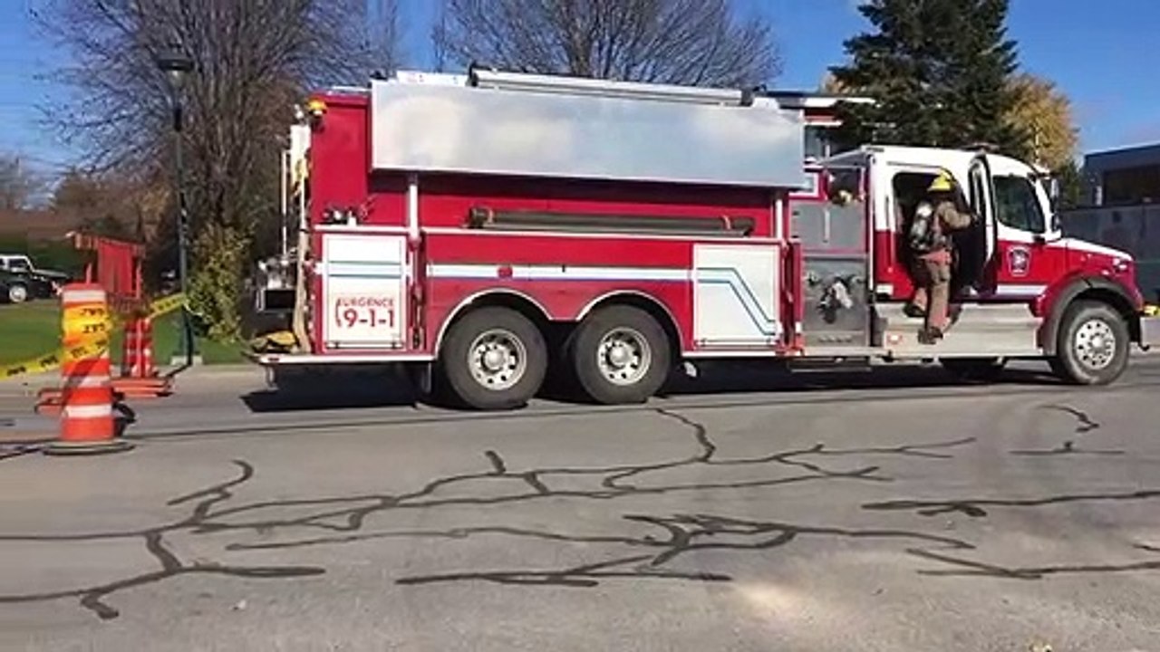 Fuite de gaz sur la rue Principale à Châteauguay -  1er novembre 1/2