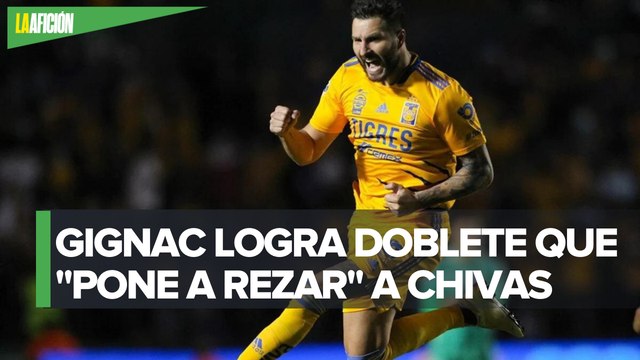 Tigres derrota a las Chivas con doblete de André-Pierre Gignac