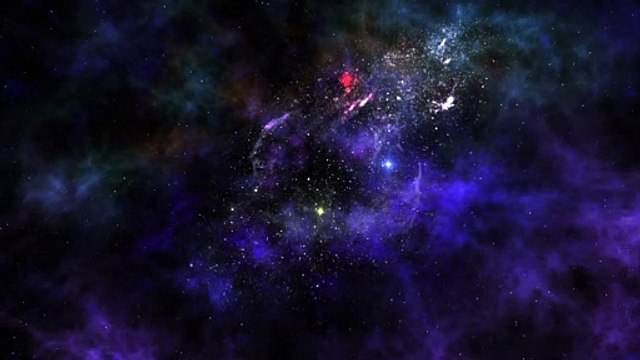 Nebula and stars in Space