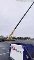 Thousand Pound Pumpkin Dropped 100 Feet